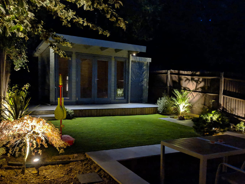 anti glare garden lighting in hampshire